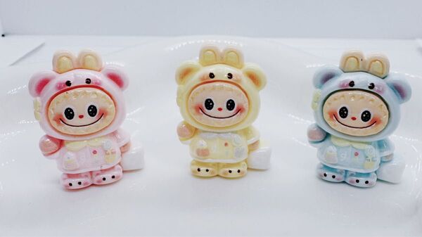 ポップマート ラブブ デコレーションパーツ3個