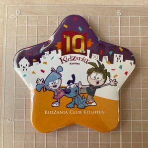 キッザニア 非売品 缶バッチ キッザニア甲子園 キッザニアクラブ 10周年 バッチ