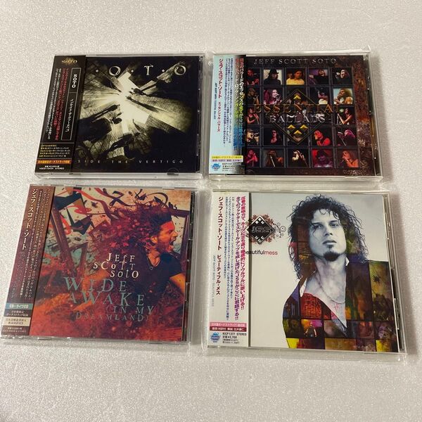ジェフスコットソート JEFF SCOTT SOTO BEAUTIFUL MESS他 全4枚