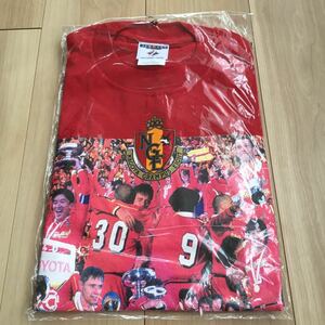 Tシャツ サッカー 79回 天皇杯 赤色 2000.01.01 名古屋グランパス サンフレッチェ広島 ストイコビッチ ピクシー Lサイズ 未使用 未開封 綿