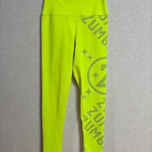 ZUMBA ネオンイエロー レギンス XS