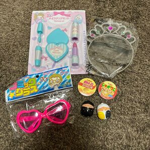 おもちゃセット売り 女の子 マスキングテープ いぬ メイクアップセット カチューシャ サングラス