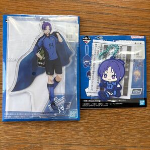 ブルーロック 一番くじ G賞 I賞 アクリルスタンド ラバーチャーム 御影玲王