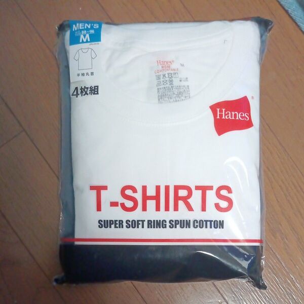 Hanes ヘインズ 丸首インナーシャツ 半袖 メンズ M