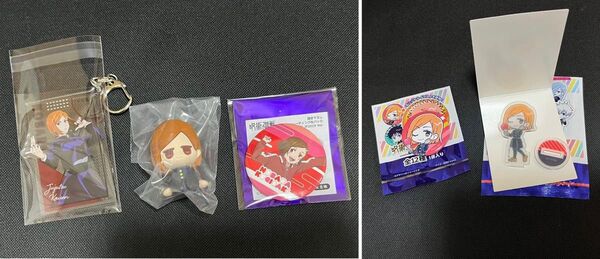 呪術廻戦 ジャンプフェスタ toho 缶バッジ 缶バッジ 幼少期 ダイソー じとっと ラバーフィギュア アクスタ キーホルダー