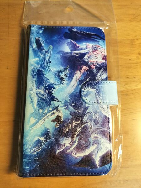 新品未開封 限定 モンスターハンター15th 手帳型スマホケース メインアート
