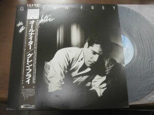 Glenn Frey - The Allnighter /グレン・フライ/P-13171/帯付/国内盤LPレコード
