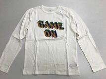 ■ＧＡＰ■新品■150■ギャップ■白■ロンＴ■かっこいいデザイン■2-2_画像1