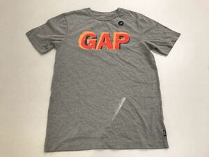 ■ＧＡＰ■新品■150■ギャップ■グレー■ロゴ■Ｔシャツ■ＵＳＡらしいデザイン■ＧＡＰロゴ■1-1