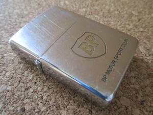 ZIPPO 『BP MOTOR SPORT CULB』1991年5月製造 ブリティッシュ・ペトロリアム 国際石油資本 オイルライター ジッポー 廃版激レア