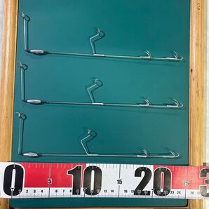 ヤエン自作 3本セット 全長約23.5cm 超硬ステンレス製1ミリ使用