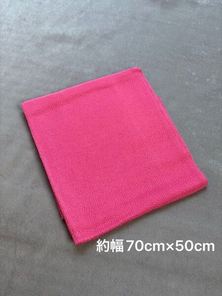 二越ちりめん 桃色 ピンク 約幅70cm×50cm