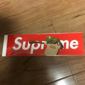 SUPREME Kermit the frog Box Logo Sticker