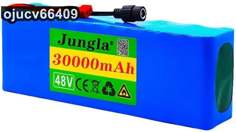  электромобиль lithium батарейный источник питания 18650 48v 30Ah 13S3P водонепроницаемый BMS встроенный электромобиль motor /E- мотоцикл комплект для +54.6V 2A зарядное устройство 