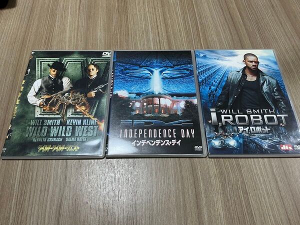 ウィルスミス ①アイロボット ②インデペンデンスデイ ③ワイルドワイルドウエスト DVD