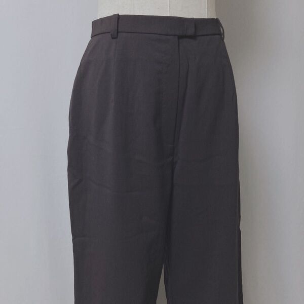 【エクドテン】EKDUTIN グンゼ ストレートパンツ スラックス グレー 通勤 オフィス ボトムス 42