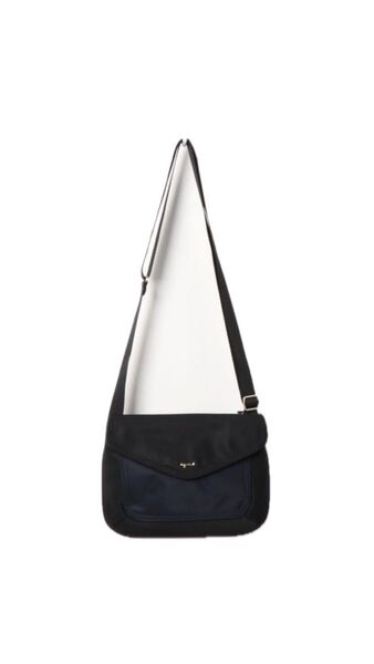 agnes b. VOYAGE アニエスベー ボヤージュ ブラック PAS06-03 ショルダーバッグ ナイロン