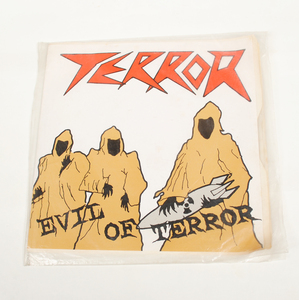 【中古】TERROR -Evil Of Terror- 7”EP 80s ジャパニーズハードコア GISM GAUZE OUTO LIP CREAM DEATH SIDE SOB LAUGHIN NOSE MOBS 当時物