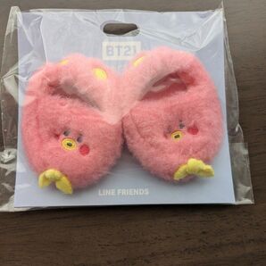 BT21 TATA たっとん S ふわふわスリッパ 未開封