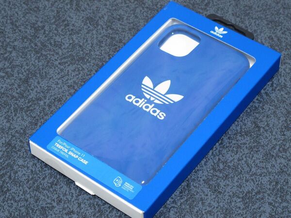 adidas Originals アディダスオリジナルス iPhone11 ケース ブルー EX6434 新品箱入り