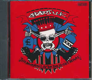 ＊中古CD CHAOS U.K/MORNING AFTER THE NIGHT BEFORE 1997年作品U.S盤赤ジャケット Discharge VARUKERS DISORDER EXPLOITED G.B.H FUK 