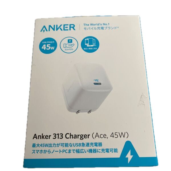 アンカー Anker A2677N21 [USB急速充電器 Anker 313 USB PD(パワーデリバリー)対応 45W