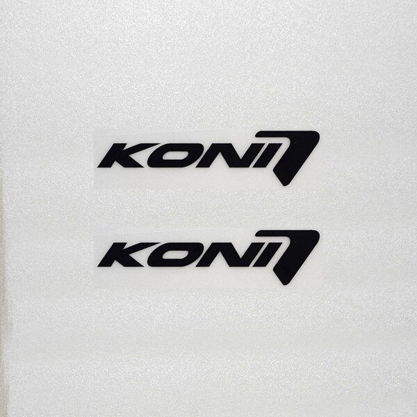 新品・未使用☆KONI コニ カッティングステッカー ブラック 2枚 縦28mm×横110mm | 切り文字 | 切文字 | 新品 | 送料無料 | 匿名配送