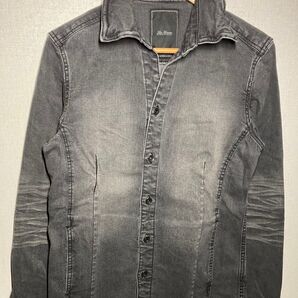 【未使用】TETE HOMME・デニムジャケット・ブラック・サイズ6