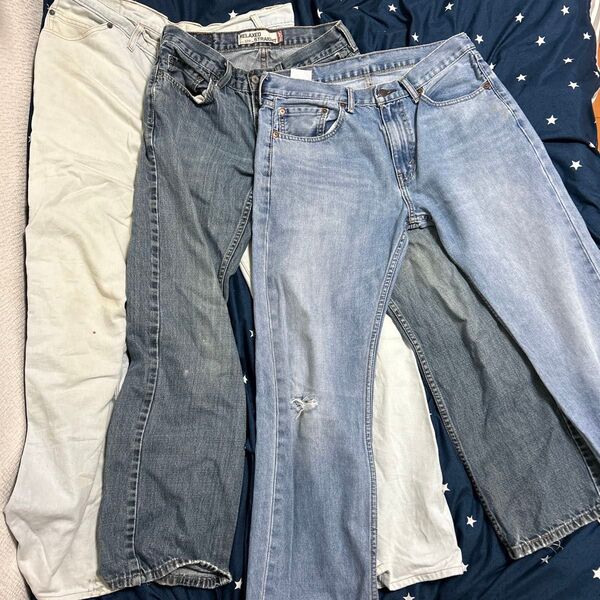 Levi’sデニムセット【古着】505、559あと一つは分かりませんでした。