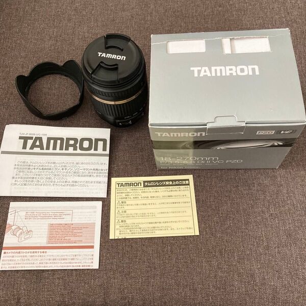 TAMRON タムロン カメラレンズ 18-270mm F3.5-6.3 Di VC PZD 外箱傷み有