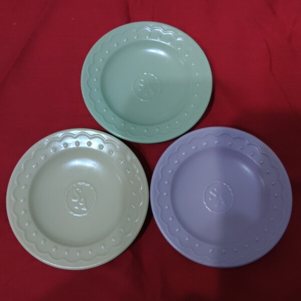 ★ サマンサモスモス 非売品 小皿3枚セット 35th Samansa Mos2