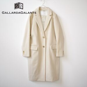 【GALLARDAGALANTE/ギャラルダギャランテ】ウールチェスターコート オフホワイト サイズ0/S 金ボタン