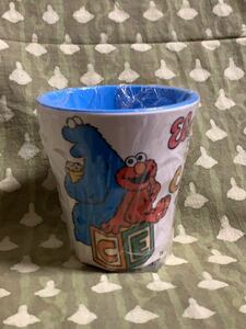  Sesame Street Elmo Cookie Monster melamin cup new goods unused 