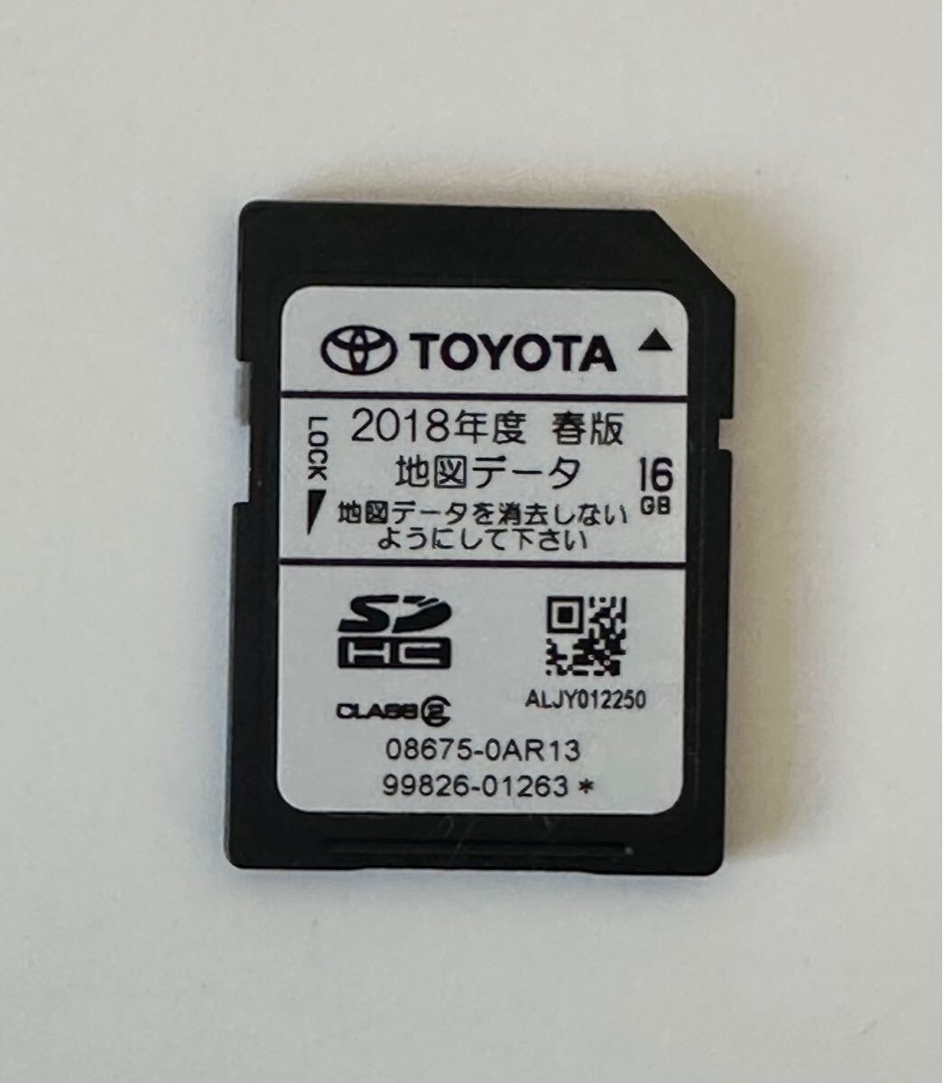トヨタ純正ナビ NSZT-W62G 地図SDカード 2019年度 春版