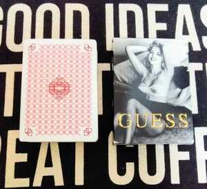 即決 珍品 貴重 GUESS 非売品 トランプ 専用ケース付き ノベルティ 