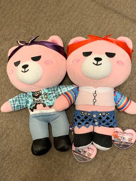 KRUNK×BLACKPINK BIGぬいぐるみLISA&JENNIEセット