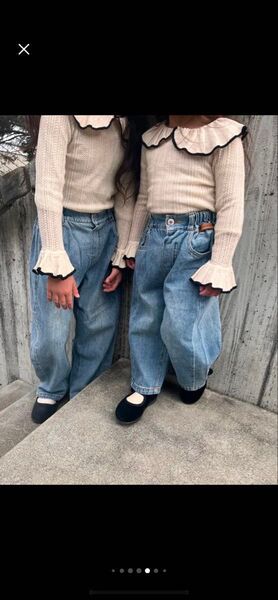 韓国子供服 crochet knit クロシェニット