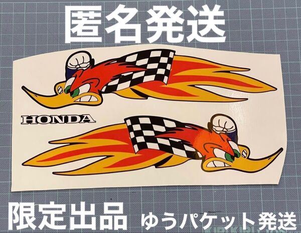 HONDA 限定 ウッドペッカーWoodpecker ステッカー:幅約220mm