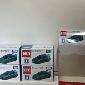 ローソンオリジナルトミカ ホンダ シビック タイプR 4台セット+外箱開封品