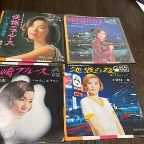 青江三奈 ep 4枚セット