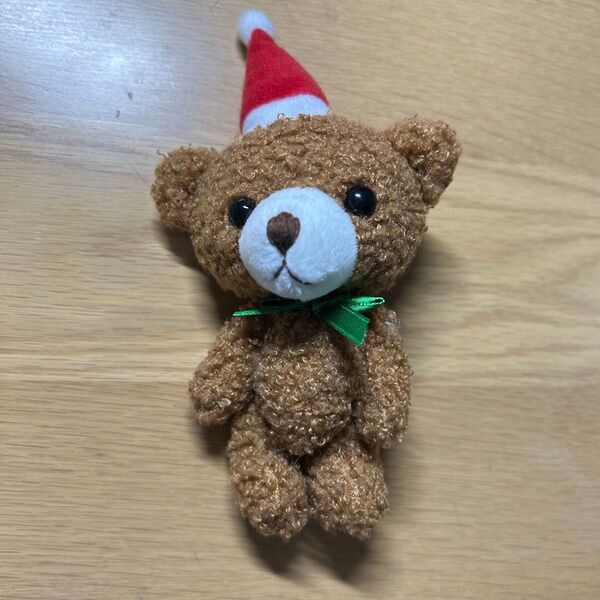 ジェラートピケ ぬいぐるみ キーホルダー クマ サンタ