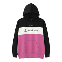 《送料無料 新品》GU ジーユー プレイステーション PlayStation プレステ パーカー ビッグスウェット プルパーカー ピンク XS　SS_画像1