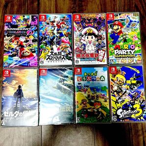 Nintendo Switch ソフト8本 新品未開封