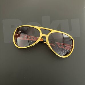 エルヴィスプレスリー風 ティアドロップ・サングラス ロカビリー ロックンロール メガネ クラシック
