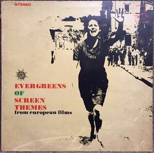 【JPN盤/Stage & Screen/O.S.T./LP】V.A. - Evengreens Of Screen Themes -From European Film / 試聴検品済