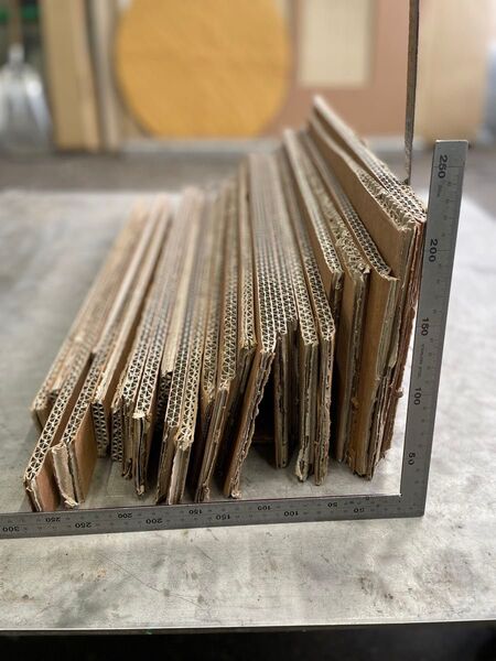 ダンボール板 工作用 端材 DIY 訳アリ