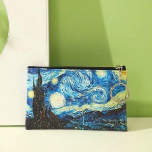 ゴッホ 星月夜 ポーチ
