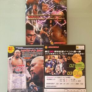 新日本プロレス 30周年記念 2002年1月4日 東京ドーム 永田裕志 vs 秋山準 佐々木健介 vs 小川直也 武藤敬司