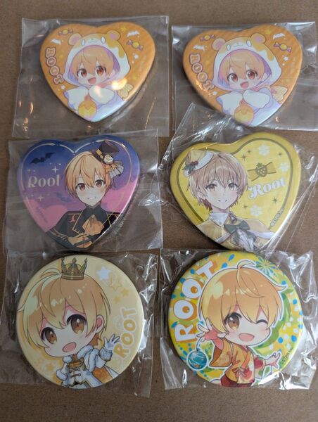 すとぷりるぅと缶バッジ6個セット