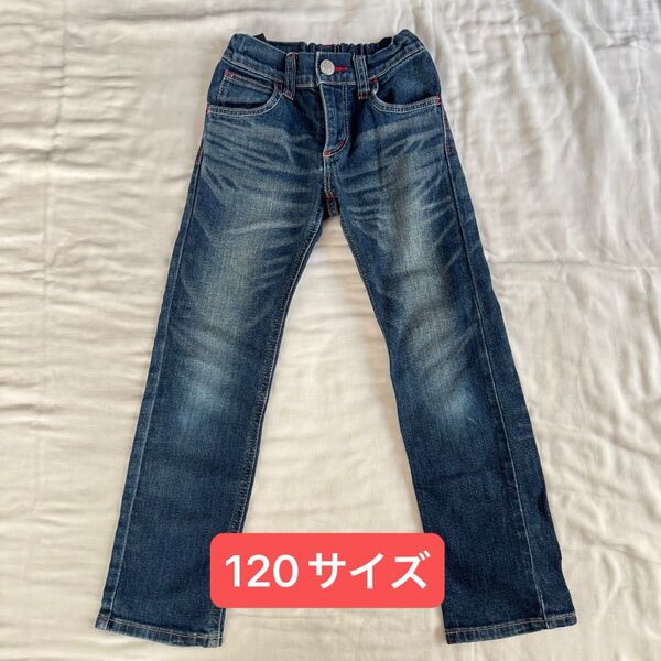 美品●エドウィン EDWIN デニム ジーンズ ロングパンツ 120